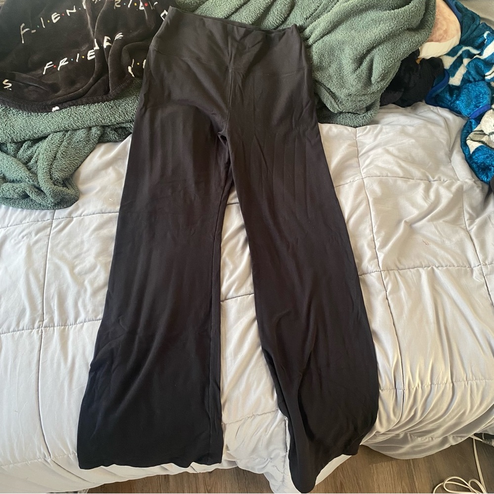 Aerie Offline Black Flare Leggings